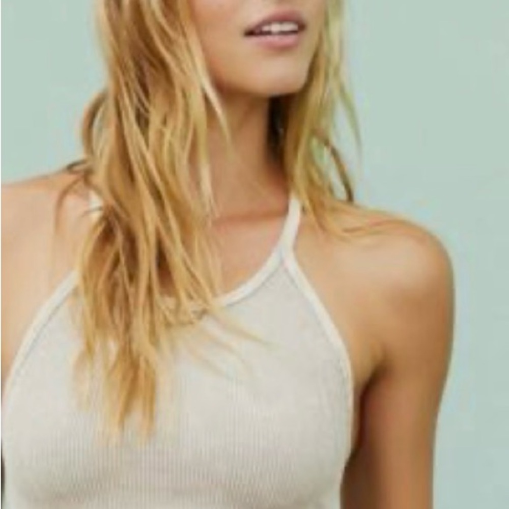 Free  People Movement Happiness Runs Crop Tank  Size M/L - Picture 3 of 7